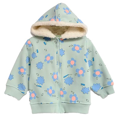 Толстовка утеплённая для девочки Tuffy 2304 мятная 1